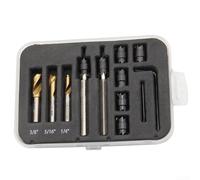 Oniissy for HSS Cobalt Spot Weld Cutter Drill Bit Set 13 Pieces with Titanium Plating for Cast Iron Alloy Steel Carbon Steel Die Steel Metal Materials 6.5mm 8mm 10mm