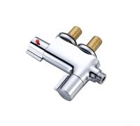 Oniissy for MINI Thermostatic Shower Mixer Bar for Caravan Thermostatic Shower Faucet Valve Tap Round,Small Vertical Shower Mixer for Rv, Camper Van, Yacht, Boat, Bidet Tap, Bidet Sprayer