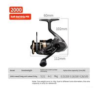 Oniissy For Ultra Smooth Lightweight Fishing Reel, 5.2:1 Gear Ratio, Aviation Aluminum Wire Cup with 10KG Super Braking, For CNC Metal Rocker Arm for Freshwater and Saltwater(TS2000)