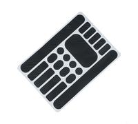 Oniissy Frame Protector Sticker, PVC Scratch Masking Film for Chain Guard and Fork Protection, Carbon Pattern in Black, Transparent, Yellow, Pink (Set of 1)(black)