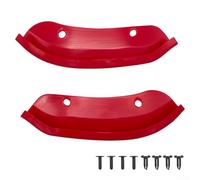 Oniissy Front Bumper Scoop Surround Protective Trim Compatible with Hellcat 2015-2024 ABS Bumper Lip Splitter Protector Black Red(Red)