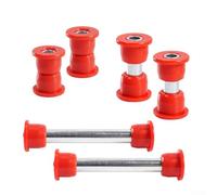 Oniissy Front Lower Spring Upper A-Arm Bushing Kit for Cart For - Compatible with Part Numbers 102289901 and 102956201, For Durable Plastic and Metal Construction, Red,