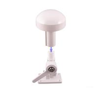 Oniissy GPS Housing with Mushroom Head Design and G3/4 Thread for Marine Navigation Systems, Made of for Long Lasting ABS Material for Outdoor Use(White ABS Base)