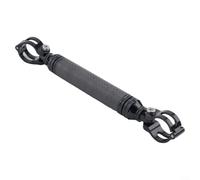 Oniissy Handlebar Extension Rod Lightweight Aluminum Alloy 150mm Frame Extension Bar for Folding Series Black Yellow Grey Gold Purple Silver(black)
