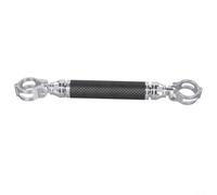 Oniissy Handlebar Extension Rod Lightweight Aluminum Alloy 150mm Frame Extension Bar for Folding Series Black Yellow Grey Gold Purple Silver(silver)