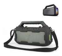 Oniissy Hard Travel Case for Soundcore Boom 2, Speaker Silicone Protective Cover with Shoulder Strap, Shockproof & Dustproof Case for Outdoor Travel Hiking