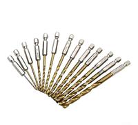 Oniissy Hex Shank Drill Bits - HSS Electric Drilling - 10 Pieces 3.0 Mm Drill Bits - For Stainless Steel And Metal Drilling(6.0mm)