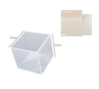 Oniissy High Clear For Cube Ornaments Silicone for DIY Home Office Decoration with Transparent For Crystal Epoxy Style(9cm)