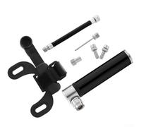 Oniissy High-Pressure Mini For Bike for Mountain For Bike, Basketball and Balloons, 120 PSI / 8 Bar, For CNC Aluminum Alloy, Portable with 360° Rotating Body and(H10 Black)