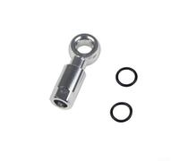 Oniissy Hydraulic Brake Olive Kit for, For XT, and BH90 For - Aluminium Alloy Brake Hose Connector with Sealing Rings, 30mm Length, Compatible with Components(Silver)