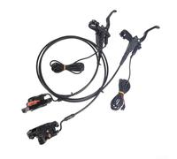 Oniissy Hydraulic Disc Brake Metal Hose For Banjo Connector Kit for Hope Front Rear Calipers and Brake Levers with 2.5m Line Tube, 8 Oil Needles, 8 Olives, and