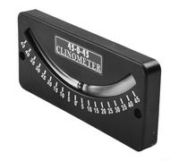 Oniissy Inclinometer Tool ABS Slope Meter for Avalanche Danger Assessment and Trail Pitch Measurement, Portable Marine Bulkhead Mounted Level Gauge with 25-0-25,(45-0-45)