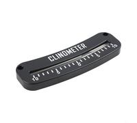 Oniissy Inclinometer Tool ABS Slope Meter for Avalanche Danger Assessment and Trail Pitch Measurement, Portable Marine Bulkhead Mounted Level Gauge with 25-0-25,(10-0-10)