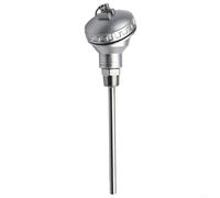 Oniissy Industrial PT100 Temperature Sensor Probe With RTD-Terminal Head 1/2 Inch NPT Thread Stainless Steel Temperature Detection Probe 8mm Diameter(150mm)