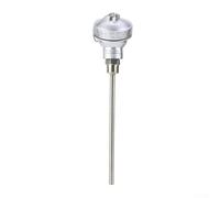 Oniissy Industrial PT100 Temperature Sensor Probe With RTD-Terminal Head 1/2 Inch NPT Thread Stainless Steel Temperature Detection Probe 8mm Diameter(200mm)