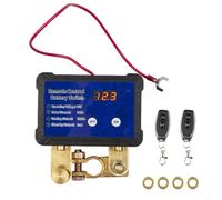 Oniissy Kill Switch With Voltage Display Remote Battery Disconnect Switch 12V/24V 240A Automatic Power Cut Off Control Switch For Auto Car Truck Boat RV