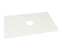 Oniissy Kitchen Sink Protectors Mat For Kitchen Sink,30.98"x19" Large Non-slip Silicone Sink Mat, Kitchen Sink Protector Mats For Kitchen Sink, Fast Draining(Meters white)