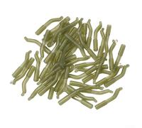 Oniissy Line Aligner for CHOD Rig Hook For - Anti Sleeves, 21mm Silicone Fishing Terminal Tackle Accessories, Compatible with Hair Rigs, 20/30/50pcs(Green 50pcs)