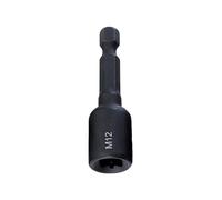 Oniissy M6-M14 Firmer Screw Tap Socket Adapter Holder Extension Bar 1/4 Inch Hex Shank Alloy Steel Tool for Mold Manufacturing DIY Auto Repair(M12-)