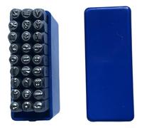 Oniissy Metal And Leather Stamp Set 27pcs Heavy Duty Carbon Steel Letters And Numbers For DIY Jewelry And Industrial Marking With Resistant Case