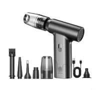 Oniissy Mini Turbo Strong With LED Lighting Dust Elimination 110000RPM, Dry Mini Blower,Powerful Turbine Powered Cordless Mini Blower Computer Vacuum Cleaner