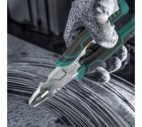 Oniissy Multifunctional 9-Inch Linesman Pliers with Heavy Duty Wire Cutters, Strippers, Crimping and Twisting Functions, Hardened Chrome-Vanadium Steel Construction,(C)