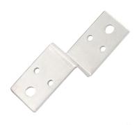 Oniissy Multifunctional stainless steel thickened Z-shaped corner fixed connector,Corner Brackets,Angle Reinforced Metal Braces Wood Timber Galvanised Steel Sheet Connecting(30mm)