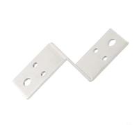 Oniissy Multifunctional stainless steel thickened Z-shaped corner fixed connector,Corner Brackets,Angle Reinforced Metal Braces Wood Timber Galvanised Steel Sheet Connecting(50mm)