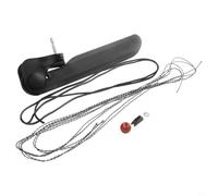 Oniissy Nylon Tail Rudder Direction Foot Control Steering Tool Kit for Canoe and with Rubber Material and Adjustable Ropes