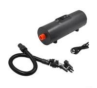 Oniissy Outdoor Air for Inflatable Tent and Air Bed with 6 Nozzles, 90W High Pressure Portable Electric, ABS+PA Material, 2000mAh Battery, 0.5-10 PSI Preset