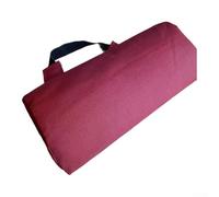 Oniissy Outdoor Chair Head Support Pillow Breathable Neck Rest Cushion for Beach Lounger Recliner Garden Furniture Adjustable Headrest with Quick Release Fastener(Red wine 35 * 6 * 15)