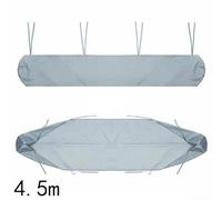 Oniissy Outdoor Patio Awning Storage Bag Waterproof Cover Protection Weather Resistant Oxford Cloth Dust Cover for Manual Retractable Awnings(4.5m Gray)