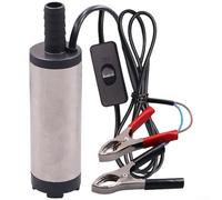 Oniissy Portable 12V 24V DC Submersible Water for Oil, Water Transfer | High Flow Rate 12 L/min | Pure Copper Motor | Aluminum Alloy & Stainless Steel |(A)