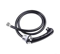 Oniissy Professional Salon Shampoo Basin Shower Head Spray Nozzle With Flexible Hose, Black Hair Washing Equipment For Hairdressing Backwash Unit