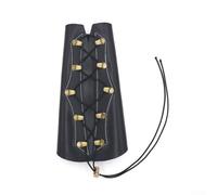 Oniissy PU Thickened Protective Hand Guards for Fitness and Fishing with Adjustable Strap, Ergonomic Design, Lightweight and Breathable Material(black)