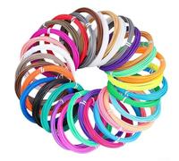 Oniissy Replacement Wire, PLA Wires in Various Lengths Available, 3D Filament Replacement for 3DPrinter Filament 1.75mm PLA 3D Filament Set For Various Creative Projects(3M-12)