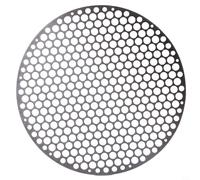 Oniissy Round Stainless Steel Grill Net BBQ Mat Carbon Furnace Steam Nets Barbecue Rack,Grate Picnic Grid Net,18cm/20cm/22cm/24cm/26cm/28cm/30cm(24CM)