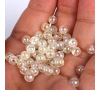 Oniissy Round Stopper Fishing Beads 100pcs for Carp Rig Making, Plastic Terminal Tackle Accessories in Blue, Purple, Green, Red, White and Mixed Colors(White)