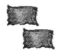 Oniissy Roundnet Volleyball Net 1x1m for Spikeball Replacement Game For - Compatible with Spike Game Balls, Roundnet Sport For - 2 Pack Black Imitation Nylon Training Net