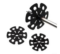 Oniissy Rubber Trekking Poles Accessories 10-Piece Set with Mud and Snow Baskets for Hiking Walking, 8 cm Diameter Tips Compatible with Most Ski and Snowshoe