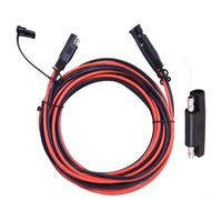 Oniissy SAE Extension Cable 12AWG Heavy Duty Battery Charger Wire with SAE Polarity Reverse Adapter for Solar Panel Trolling Motor Automotive RV Battery(2 meters)