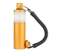Oniissy Scuba Diving Shaker For Ring Bell with Hand Strap, Luminous Underwater Signal Light, Shake to Glow, 120dB Rattle for Cave and Night Diving, For CNC Machined 6061(Orange)
