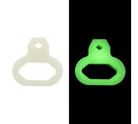 Oniissy Silicone Glow-in-the-Dark Diving For Ring for Scuba Breathing Regulator, Quick Release Hook with Dual-Head Design, Luminous For Spare Secondary Head Holder, 50x47mm,(green)
