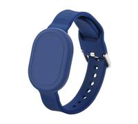 Oniissy Silicone Positioner Strap For Xiaomi Tag Anti-Loss, Locator Protective Case Twist-resistant Silicone, Adjustable Kids Wristband, Scratch Resistant Band(Deep Blue)