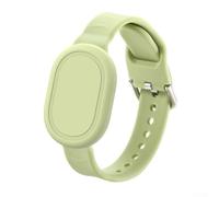 Oniissy Silicone Positioner Strap For Xiaomi Tag Anti-Loss, Locator Protective Case Twist-resistant Silicone, Adjustable Kids Wristband, Scratch Resistant Band(Green)