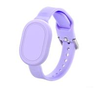 Oniissy Silicone Positioner Strap For Xiaomi Tag Anti-Loss, Locator Protective Case Twist-resistant Silicone, Adjustable Kids Wristband, Scratch Resistant Band(Purple)