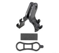 Oniissy Silicone Strap For Bike Light Mount Bracket for Flashlights For - Adjustable Clip Holder Compatible with For-for Cameras, Plastic & Silicone Construction, Black(B)