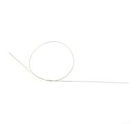 Oniissy Silver-Copper Alloy Welding Rods 4pcs Gold Soldering Wire 50cm Length 0.5-1.5mm Diameter Low Melting Point 800°C for Jewelry Making and Repair Bracelets