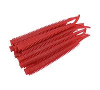 Oniissy Simulation Sand Silkworm Fishing Lure 10pcs Set, TPR Soft Body Stretchable Bait 40cm+, Saltwater Earthworm-Style Lure for Sea Fishing, Compatible with Various(No. 2 wine red)