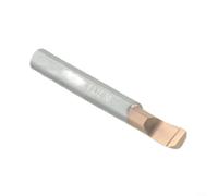 Oniissy Solid Carbide Half Boring Tool MTR6 R0.1 L15 Small Internal Hole Turning Tool for Stainless Steel, Aluminum and Iron Workpieces with Anti-Vibration and
